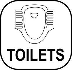 Toilets sign, avaliable at jpg and eps format
