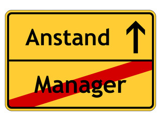 Manager vs. Anstand