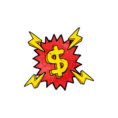 cartoon dollar symbol