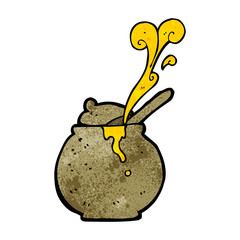 cartoon honey pot
