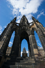 Obraz na płótnie Canvas Walter Scott's monument. Edinburgh. Scotland. UK.