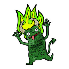 cartoon demon
