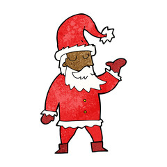 cartoon santa claus