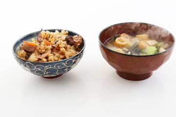 おいしそうな和風朝食