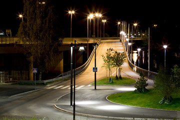 On-Ramp to the Curch Bridge in Umeå, Sweden