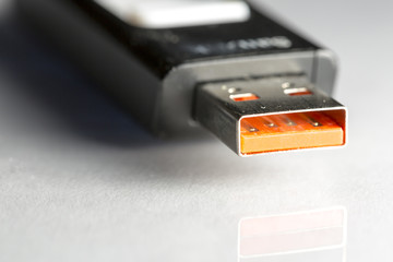 USB Flash Drive Close Up