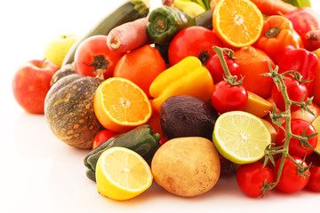 新鮮な野菜と果物