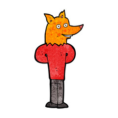 cartoon fox man