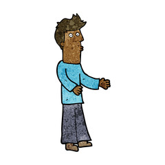 cartoon man explaining