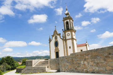 Fototapeta na wymiar Igreja Matriz in Paredes de Coura in Norte region, Portugal