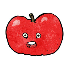 cartoon apple