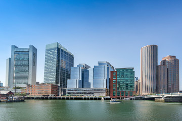 Fototapeta na wymiar Bostons waterfront