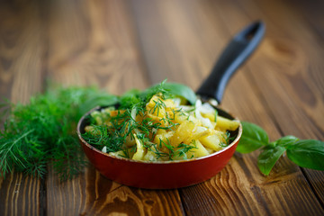 fried potatoes