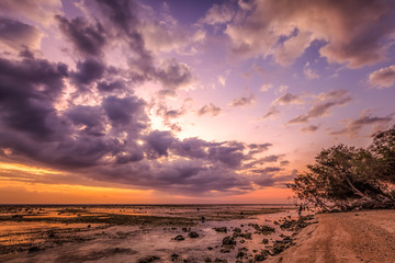 Gili's island sunset