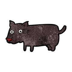 cartoon little dog