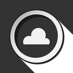 black icon with cloudy and stylized shadow