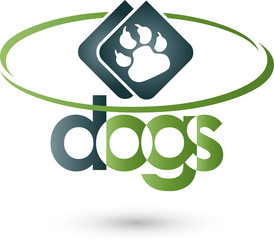 Dogs Logo, Hunde, Pfote