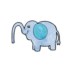 cartoon elephant squirting water