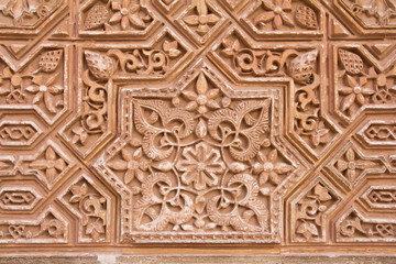 ornate wall carving background