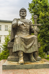 Fototapeta premium Памятник Юрию Долгорукому, основателю города, Кострома, Россия