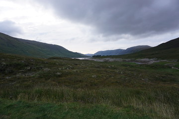 Schottische Highlands bei Loch Cluanie