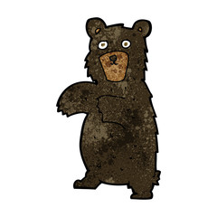 cartoon black bear