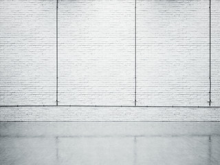 Mock up of bricks wall texture. 3d render