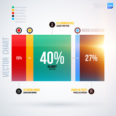 Infographics chart template. EPS10