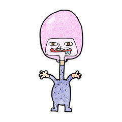 cartoon space alien