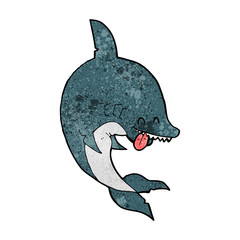 funny cartoon shark
