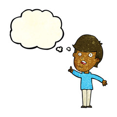 cartoon man asking question with thought bubble