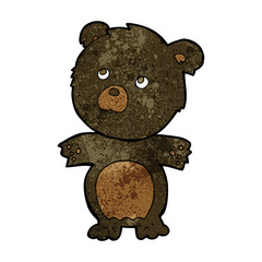 cartoon funny teddy bear