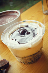 Chocolate cheesecake