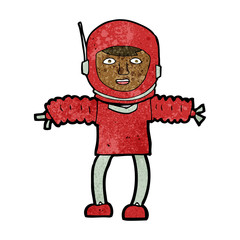 cartoon astronaught