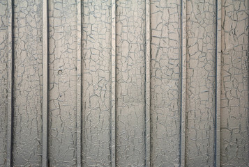 Texture wooden fence, painted gray