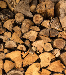 Holz Holzlege Holzstoß