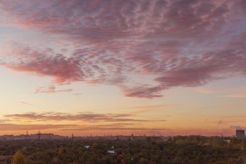 Fototapeta premium Clouds at sunrise