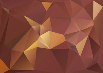 brown polygonal background
