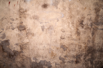 Obraz premium Texture of old wall covered with brown stucco