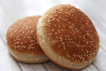  bun with sesame seeds