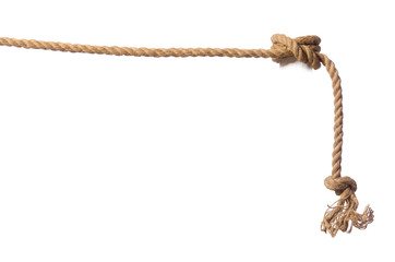 Rope isolated on the white background