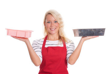 Silikonform oder Metallform zum Backen
