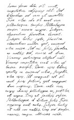 Handwriting old letter - latin text Lorem ipsum background - 92294100