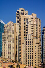 Fototapeta na wymiar Modern architecture in Dubai, United Arab Emirates.