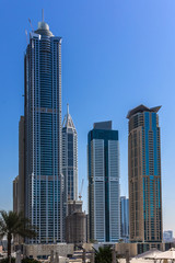 Fototapeta na wymiar Modern architecture in Dubai, United Arab Emirates.