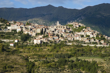 Fototapeta na wymiar Italy. Province of Imperia. Medieval village Triora
