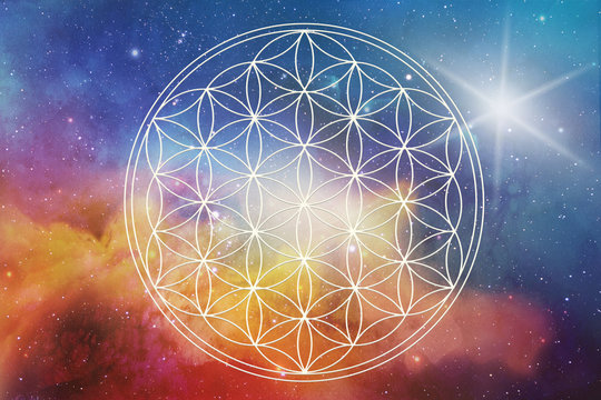 flower of life - color space