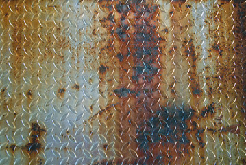 Seamless steel diamond plate texture