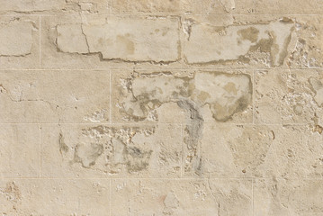 Kaputte Steinmauer alt antik