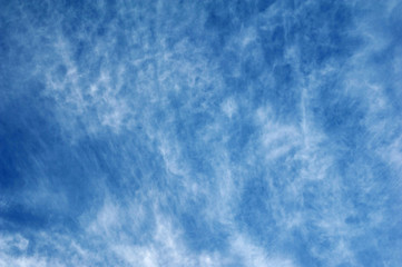 Texture of blue sky with  clouds